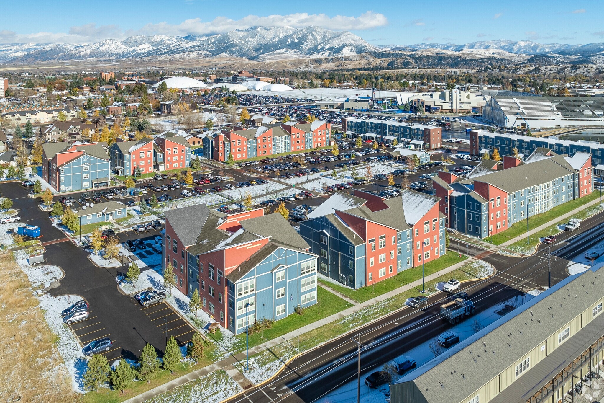 Student housing community exterior